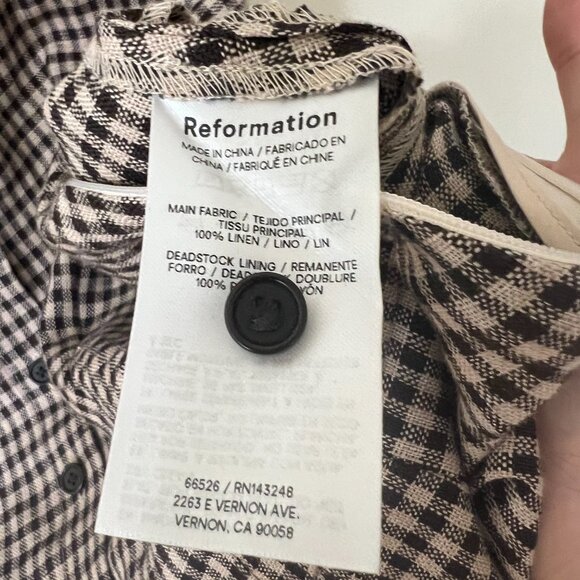 Reformation Arella Linen Dress - Picture 5 of 7